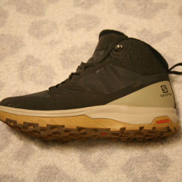 Salomon Women's Outsnap Hiking Boots, Size 9, Black - Picture 4 of 5